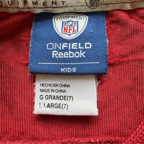 Arizona Cardinals Larry Fitzgerald #11 Youth Jersey Red Size L NFL Football - Picture 6 of 8